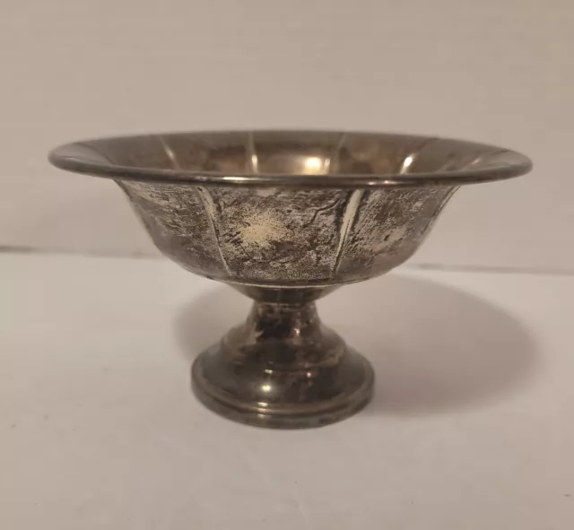 Vintage Preisner Sterling Silver Footed Bowl Weighted Compote Dish #883