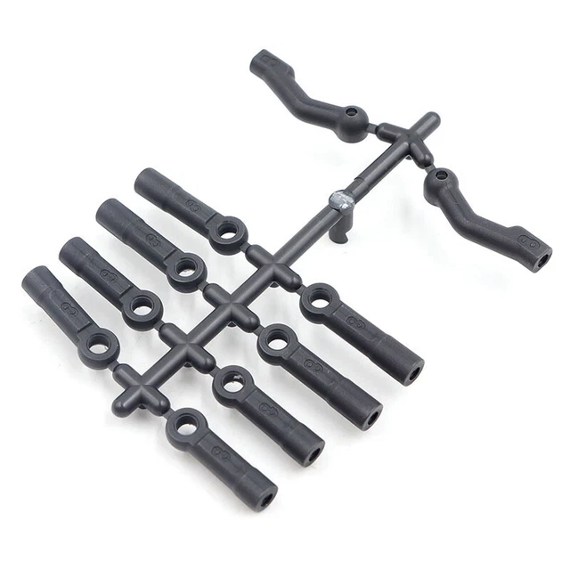 Overdose Ball End Set Black For Front Suspension Arm For GALM Vacula #OD2130b