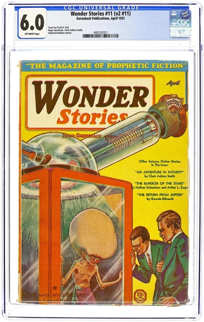 珍品 1931 PULP MAGAZINE: 'WONDER STORIES' Wonder Stories January 1931.jpg