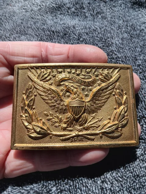 Beautiful Model 1874 Post Civil War Officers Waist Belt Plate Buckle Non Dug