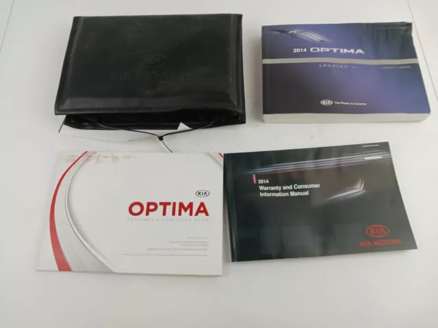 2014 Kia Optima Owners Manual OEM