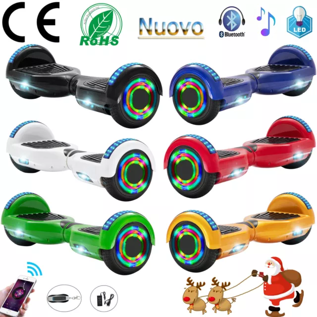 Hoverboard 6,5 Pollici Bluetooth Bambino Monopattini Elettrici Autobilanciati