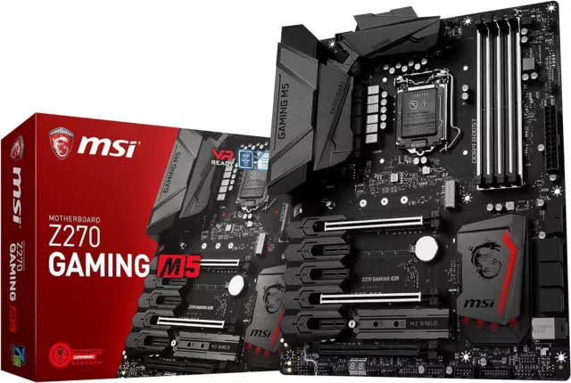 MSI Z270 GAMING M5 Enthusiast Grade ATX Motherboard (Intel LGA1151, DDR4, RGB)