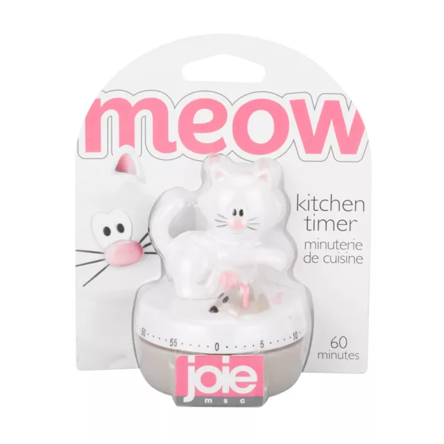 MSC Joie Meow 60min Kitchen Timer Cat & Mouse Design