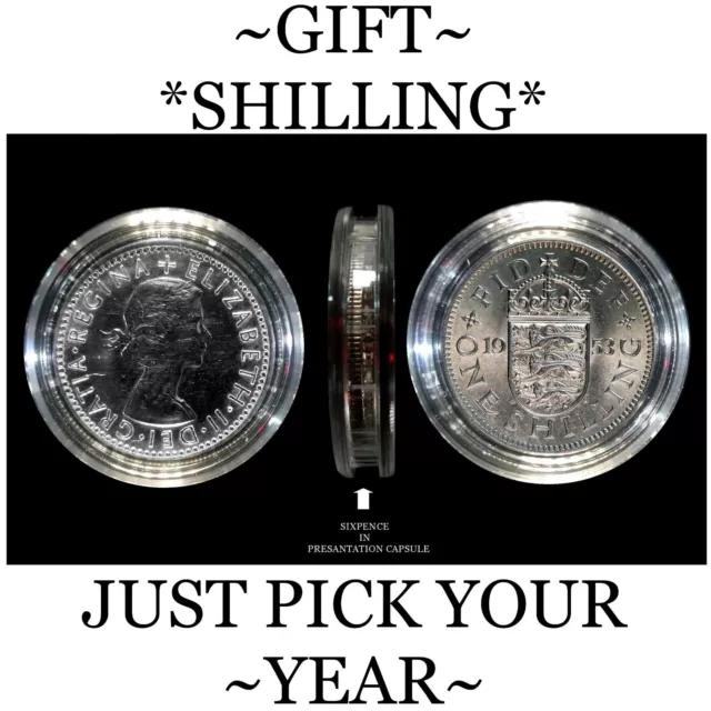 IDEAL SMALL GIFTS  ,SHILLINGS, 1947-1966  **FAST DELIVERY** Birth Day NOVELTY