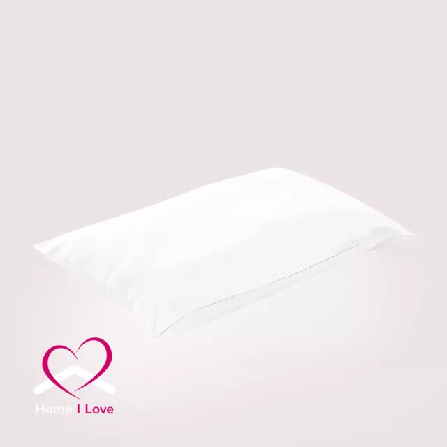 100% Silk 19mm 1 Pillowcase White Rejuvenate Skin&Hair AntiAgeing Healthy Sleep