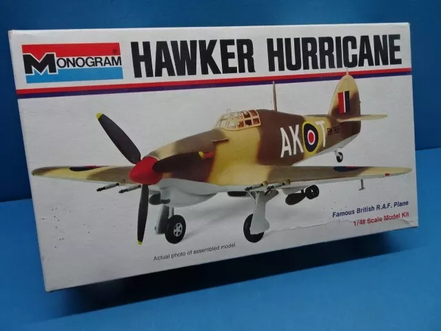 1/48 Monogram (1973): Hawker Hurricane Mk. IIc / Mk. II d / Mk IV ( 5 Decal Opt)