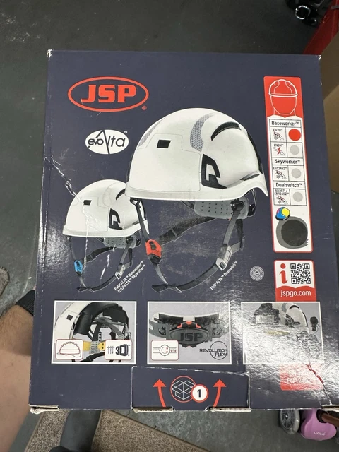 JSP EVO ALTA Baseworker veiligheidshelm - draaisluiting - geventileerd - wit (ARB170-000-100 JSP EVO ALTA Baseworker veiligheidshelm - draaisluiting - geventileerd - wit (ARB170-000-100