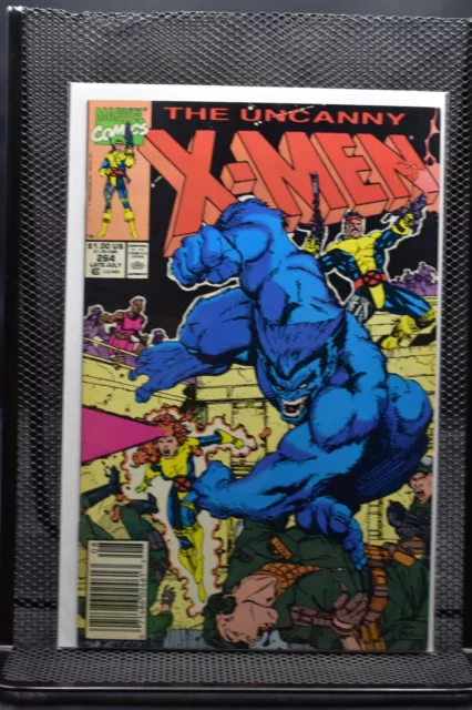 Uncanny X-Men #264 Newsstand Marvel 1990 Chris Claremont Psylocke Wolverine 8.5