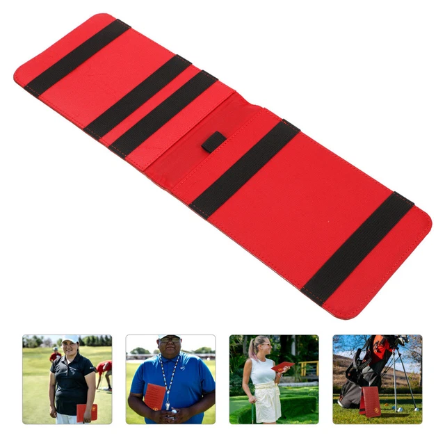 Gifts Golfers Men Score Recording Card Holder Notebook Yardage Major