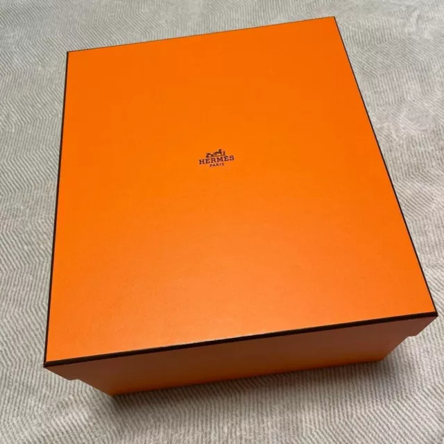 Hermes Orange Empty Gift Box Birkin Size 25 32×28×16 cm