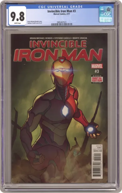 Invincible Iron Man #3A Caselli CGC 9.8 2017 3985467021
