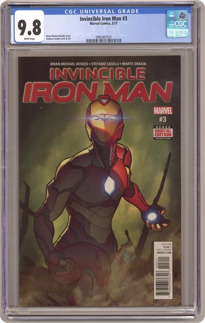 Invincible Iron Man #3A Caselli CGC 9.8 2017 3985467021