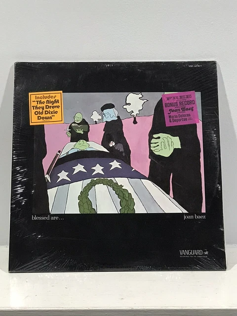 Joan Baez, “Blessed Are...” SEALED Gatefold LP Hype & Store Stickers MINT