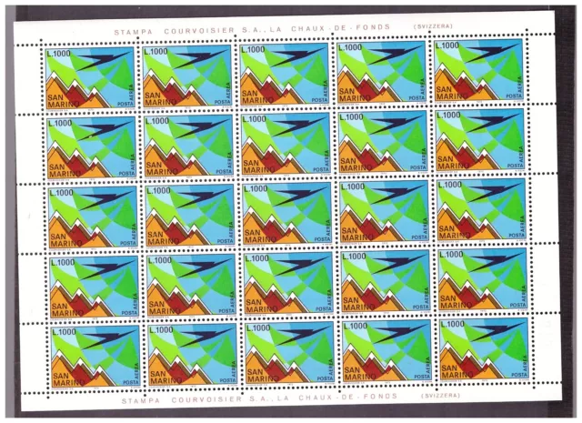 S43296 San Marino 1972 MNH Collection Complete House Emissions IN Sheets Whole 2