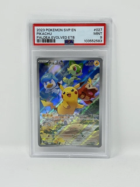 PIKACHU #027 PSA 10 Pokemon Svp En SV Black Star Promo 2023
