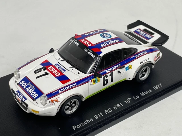 Modèle Réduit Porsche 911 Carrera RS 3.0 Tour De Corse 2024 - Échelle 1:43 - Spark - Neuf