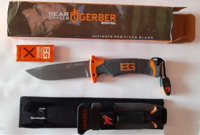 Couteau de Table Gerber Bear Grylls Ultimate Pro Knife Pêche Survie Camping