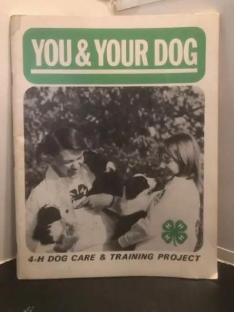 You and Your Dog, 4H Libro de Proyecto de Cuidado y Entrenamiento para Perros cubierta Suave De Colección - Bonito