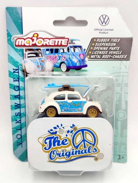 Majorette Volkswagen The Originals Deluxe 1:64, Modello Die-Cast Casuale Con Licenza Ufficiale VW, Auto Giocattolo Collezionabile 7,5cm, 212055005