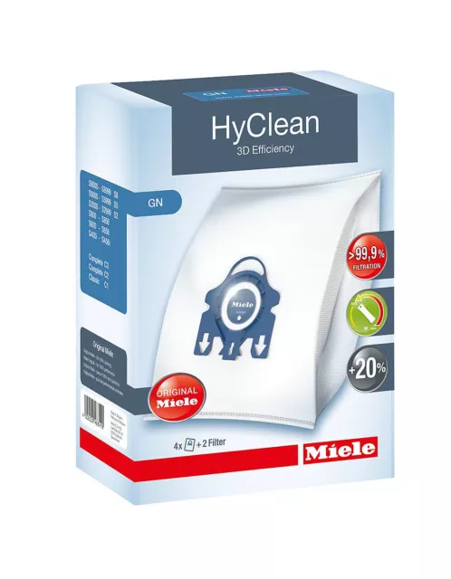 Miele GN HyClean 3D Efficiency Genuine Vacuum Bags Fits All S8 S5 S2