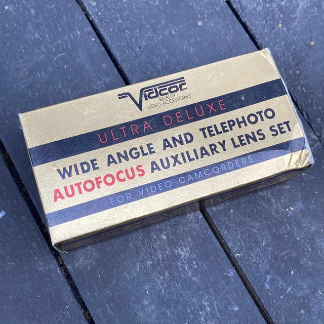 Juego de lentes auxiliares para videocámara de enfoque automático Vidcor Ultra Deluxe