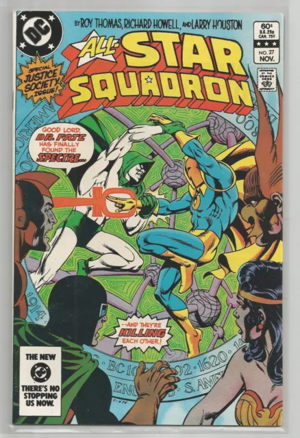 ALL STAR SQUADRON # 27 * DR. FATE vs THE SPECTRE! * DC COMICS * 1983 * NICE COPY