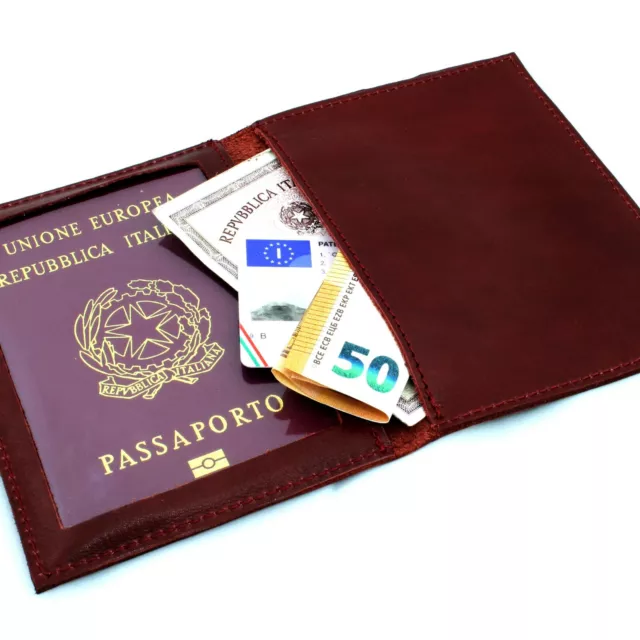 Portafoglio Porta Passaporto In Pelle Verde Uomini E Donne, Organizzatore Di Documenti Da Viaggio Con Blocco RFID Da 9,35 € | DHgate