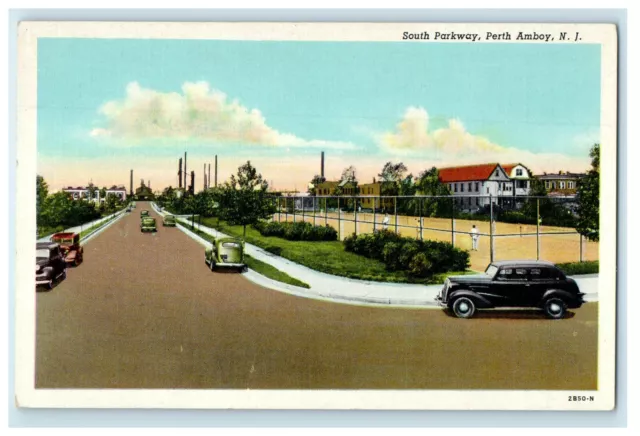 c1920s South Parkway Perth Amboy New Jersey NJ Unposted Postcard