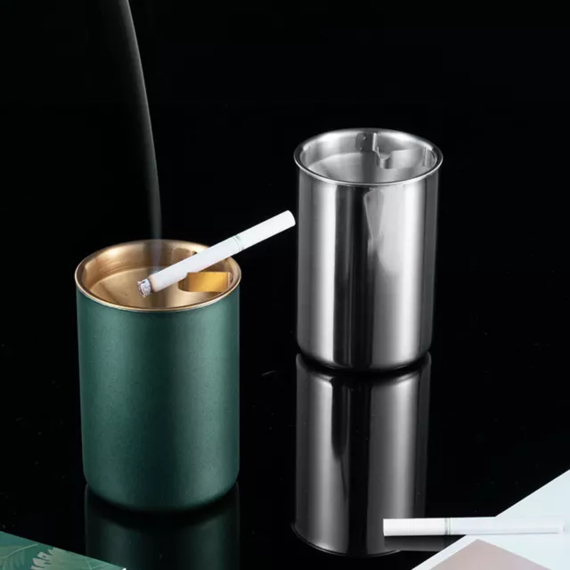 Ashtray with Funnel Creative Ash Container with U-shaped Slot Bright-colored