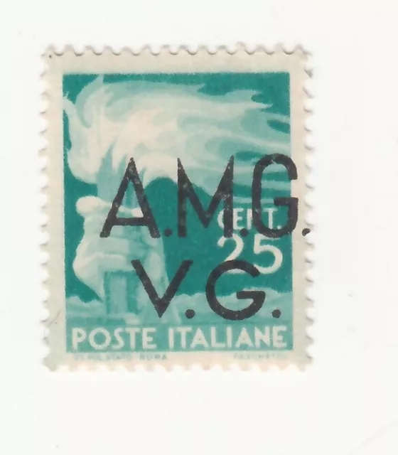 Italy 1947. Torch. Venezia Giulia. 25c OP AMG VG Sc# 1LN14 (A259). MNH
