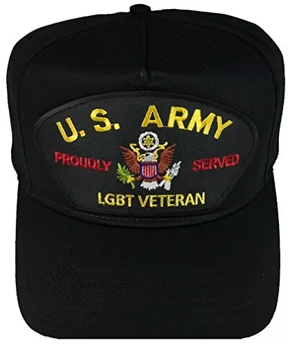 Us Army Lgbt Veteran Proudly Served Hat Lesbian Gay Bisexual Transgender Glbt