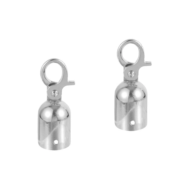 2x tope de cordón tope de cuerda cierre amortiguador de cuerda de metal
