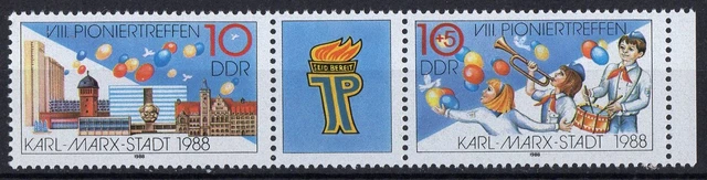 DDR Mi-Nr.: 3182 - Pioniertreffen, Chemnitz, **