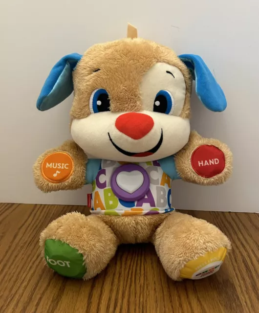 Fisher Price Laugh/Learn Dog Puppy Talking Musical Learning Plush Toy (Working)