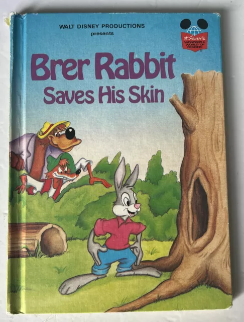 Vintage 1979 Walt Disney’s Brer Rabbit Saves His Skin (HC, Book Club Edition)