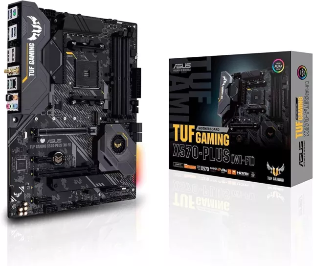 ASUS TUF GAMING X570-PLUS (WI-FI) Motherboard , AM4, DDR4, M.2, USB3.1, ATX