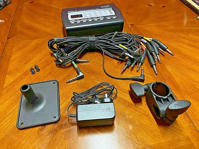Roland V Drums Sound Module Td-3 Brain, Clamp, Loom, Support Mount Screws Free
