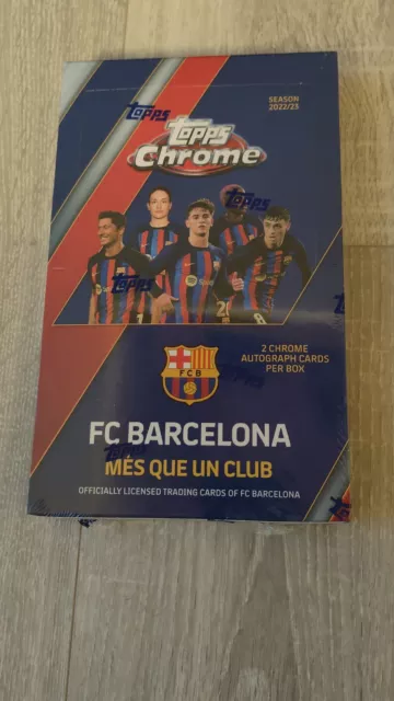 Topps Chrome Fc Barcelona 2022/23  - Hobby Box New Sealed