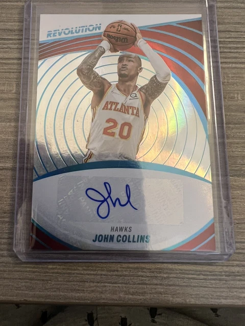 2022-23 Panini Revolution John Collins Infinite Auto /25 Atlanta Hawks