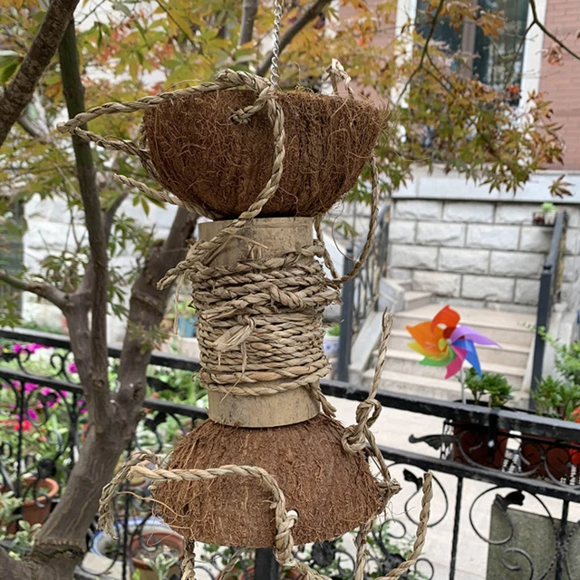 Juguete Jaula Loro, Ligero, Divertido, Colgar, Balance, Pagoda,