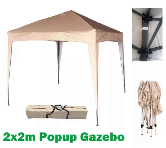 Faltpavillon 2x2 m Komplettset Gartenzelt, Festzelt, Marktstand, Pop Up, Markise