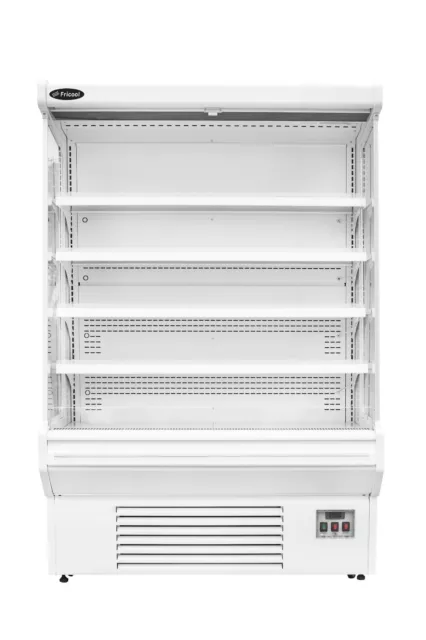 Fricool 62" Vertical Open Air Cooler Display Case Refrigerator NEW