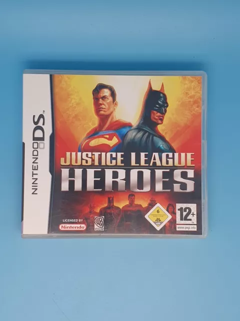 Justice League Heroes (Nintendo DS, 2006)Mit Anleitung.