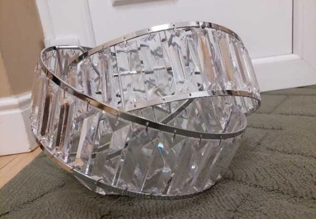 NEXT DIMONTE LIGHT Shade Lamp Shade Lighting Clear And Silver Cute