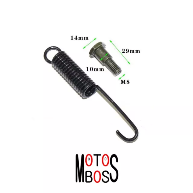 210mm Side Stand/Kick Stand/Spring/ Nut GY6 Scooter Moped 50 80 125 150cc Parts 2