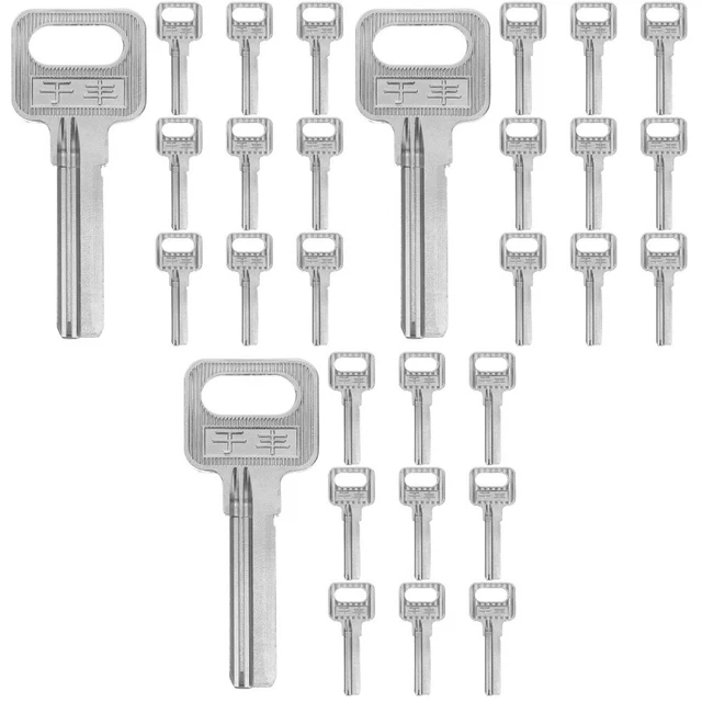 30 Pcs tool boxes key Chiavi Grezze Chiave Vuota Chiavi Della Macchina Embrione