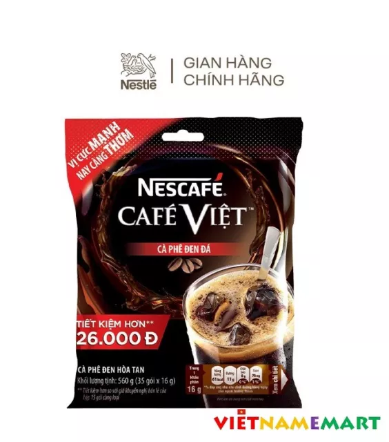 Nescafe Cafe Viet Milky Iced Instant Coffee 14 Sachets x 20g ( Pack of 6 )
