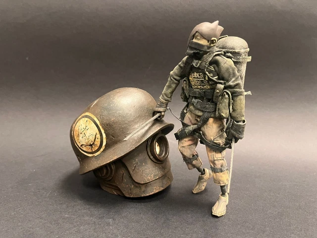 【新品】Black Onyx Severed Bot Head / threeA Black Onyx Severed Bot Head by Ashley Wood (one sixth) toy