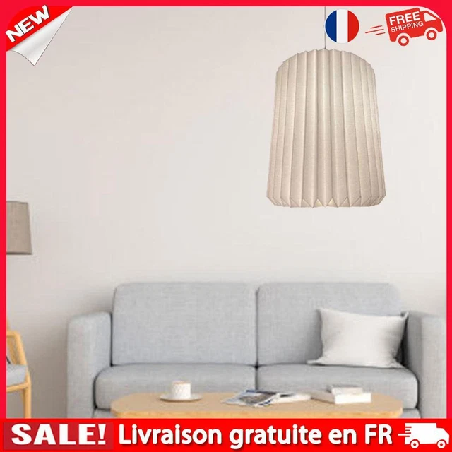 2 Abat-jour Papier Pliable Style Lanterne Japonaise – Déco Luminaire Suspendu Moderne
